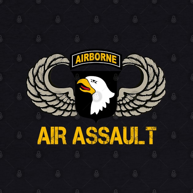 101st Airborne Shirt - "Air Assault" - Veterans Day by floridadori